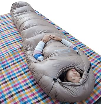 Amazon.co.jp: Fengzel Outdoor マミー型寝袋 足と手が出せる